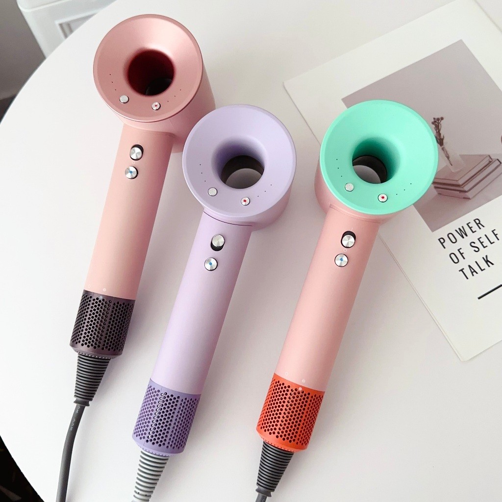 ไดร์เป่าผมรุ่นสี Pink พาสเทลIONIC ไดร์เป่าผมไอออนลบ เสียงเบา ลมแรง ปรับลม ปรับร้อนได้