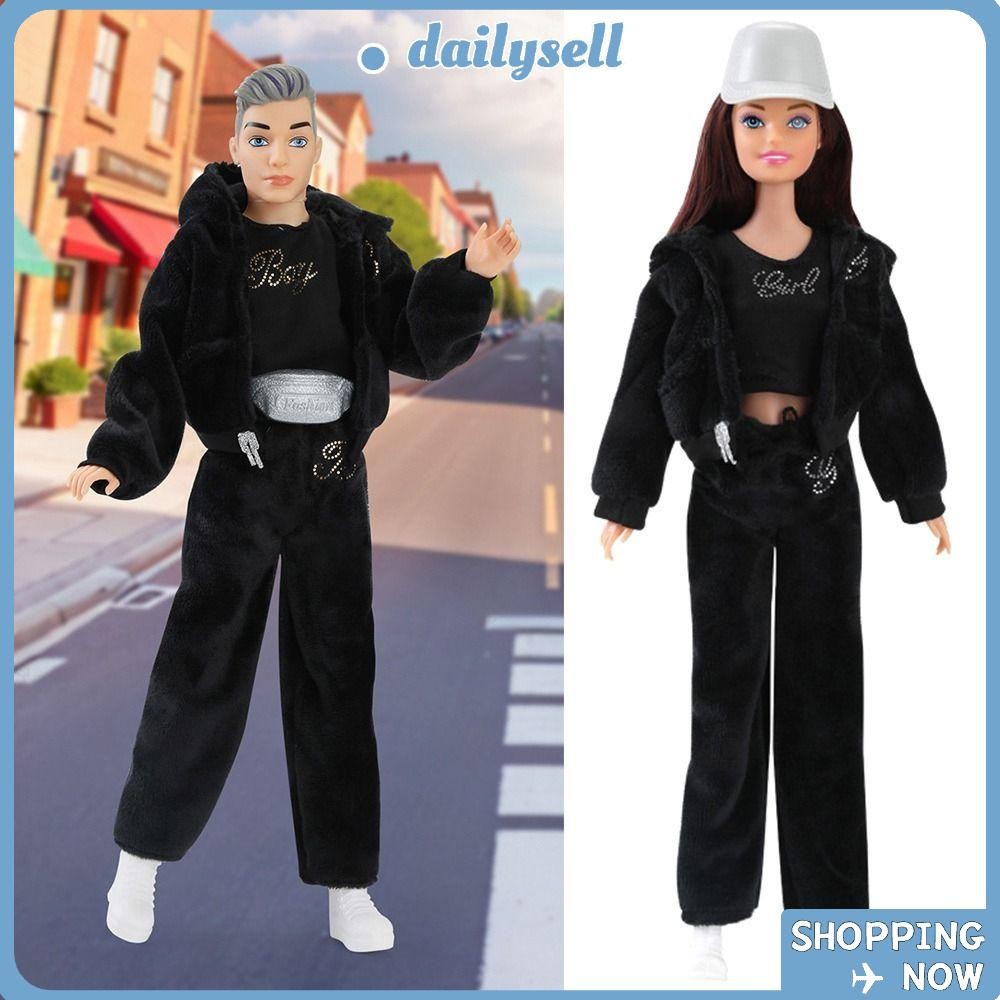 Daily เสื้อผ้าตุ๊กตาชาย/หญิง, 2024 แฟชั่นชุดลําลองรองเท้า, 9 รูปแบบ DIY ของเล่น 30 ซม. ตุ๊กตา