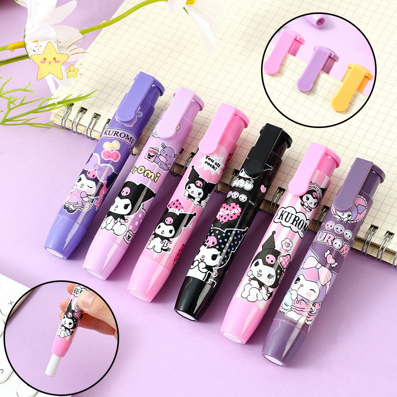 [JBTH] Creative Sanrio Press Eraser อะนิเมะ Kuromi Melody Cinnamoroll การ์ตูน Kawaii เครื่องเขียนของขวัญอุปกรณ์สํานักงานโรงเรียน [JB]