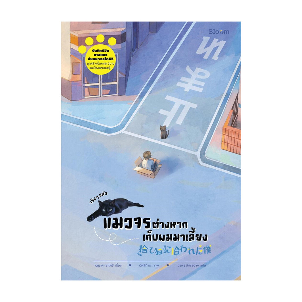 นายอินทร์ หนังสือ จริง ๆ แล้วแมวจรต่างหากเก็บผมมาเลี้ยง