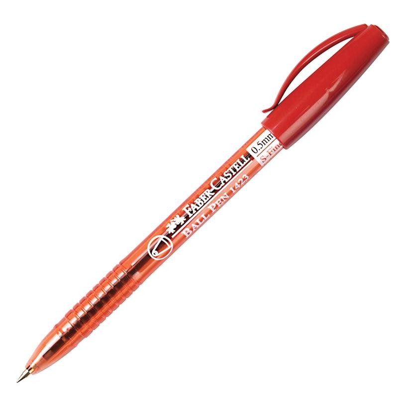 Faber-Castell ปากกาลูกลื่น 0.5 มม. รุ่น 1423 หมึกสีแดง
