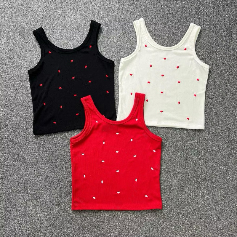 WILLSHA - ZGW SALMA WOMENS CROP TANKTOP / Minii LOVE Crop Tank / ชุดลําลองอินเทรนด์ / Current Simple