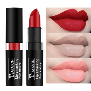เซ็กซี่สีแดง Matte ลิปสติก Nude Velvet Lip สีขาวสีดําสีเขียวกันน้ํา Long-Lasting Lip Stick แต่งหน้าแต่งหน้าสร้างสรรค์สําหรับฮาโลวีน