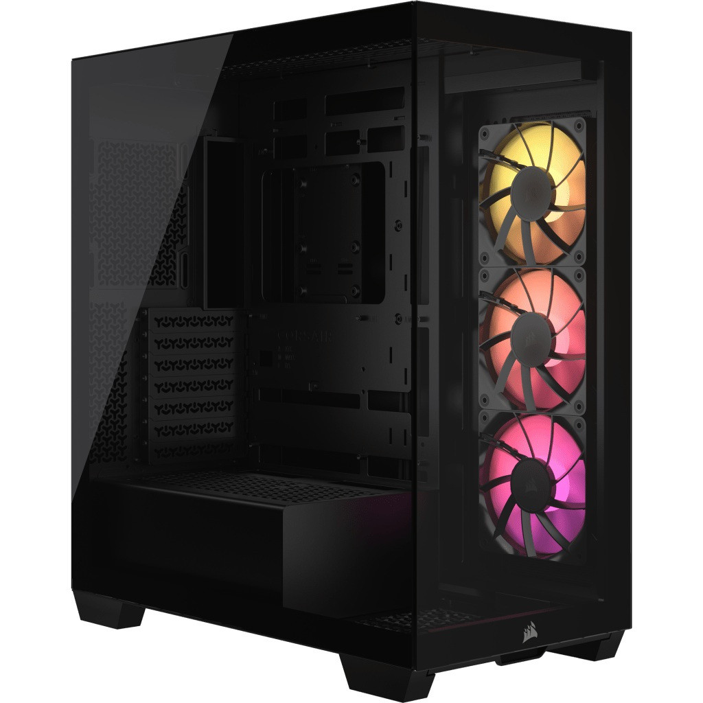 CASE Corsair 3500X ARGB Mid-Tower - Black (CC-9011278-WW) (เคสคอมพิวเตอร์)