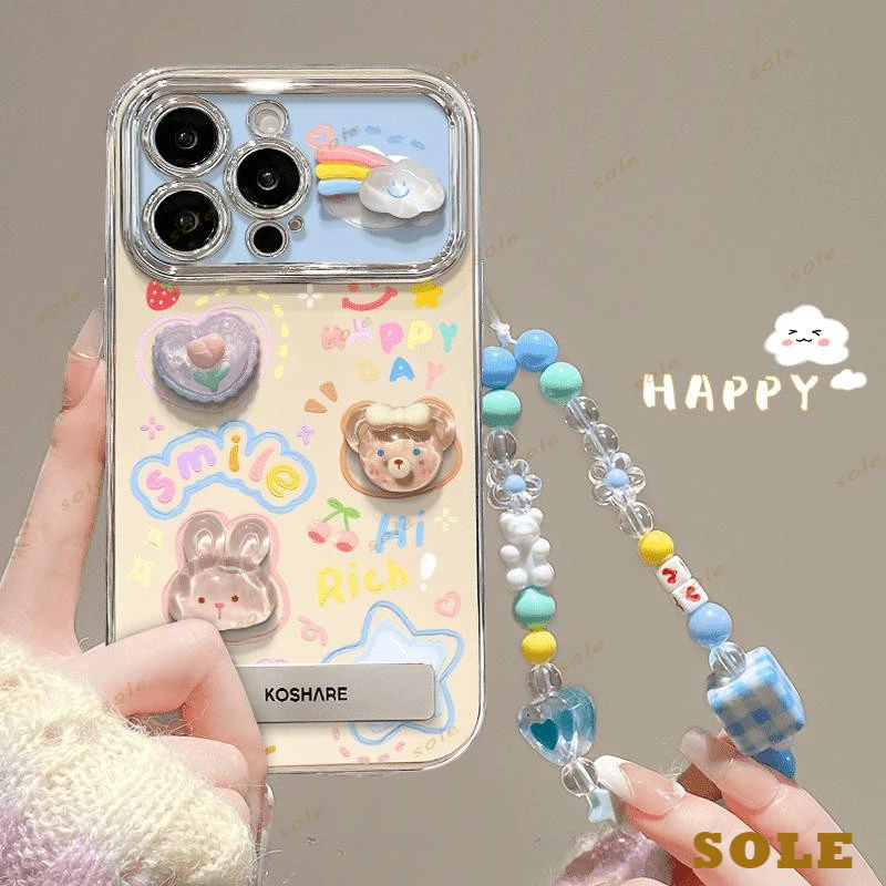 ✨DIY✨ส่งไวจากไทยเคสโทรศัพท์อะนิเมะการ์ตูน  เคสกันกระแทก ไอโฟน 16 11 pro For iPhone12 13 14 15Pro MAX XR XS  7 8Plus thumbnail 3