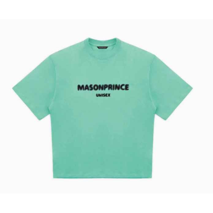MASONPRINCE APPLEGREEN FADED LOGO TEE, (CMP01)