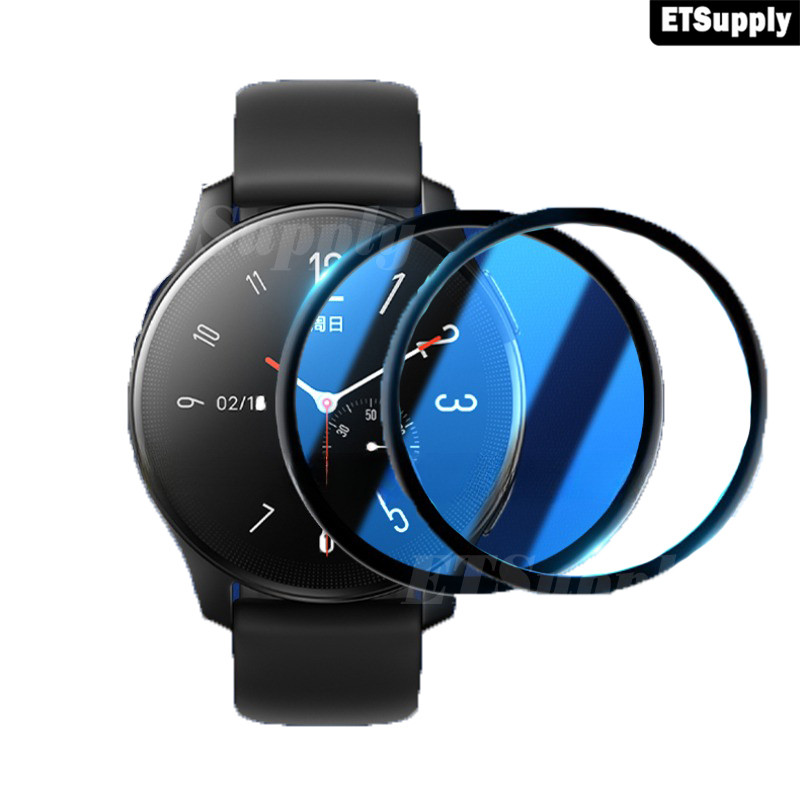 2 ชิ้นสําหรับนาฬิกา VIVO 3 กระจกอ่อนป้องกันหน้าจอ Scratch Proof ฟิล์มนาฬิกาเต็มหน้าจอ VIVO Watch3
