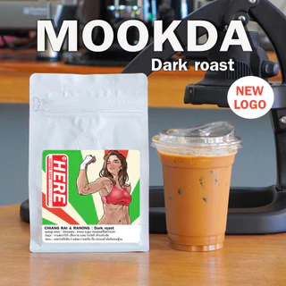 HERE SUPREME BLEND : เมล็ดกาแฟเฮียซูพรีมเบลน : แถมฟรีสูตรเครื่องดื่ม ( NEW LOGO)