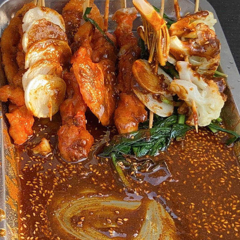 ʚɞ-ʚɞ Fried Skewers Spicy Scallion Pancake Brush Sauce Commercial Fried Seasoning Barbecue