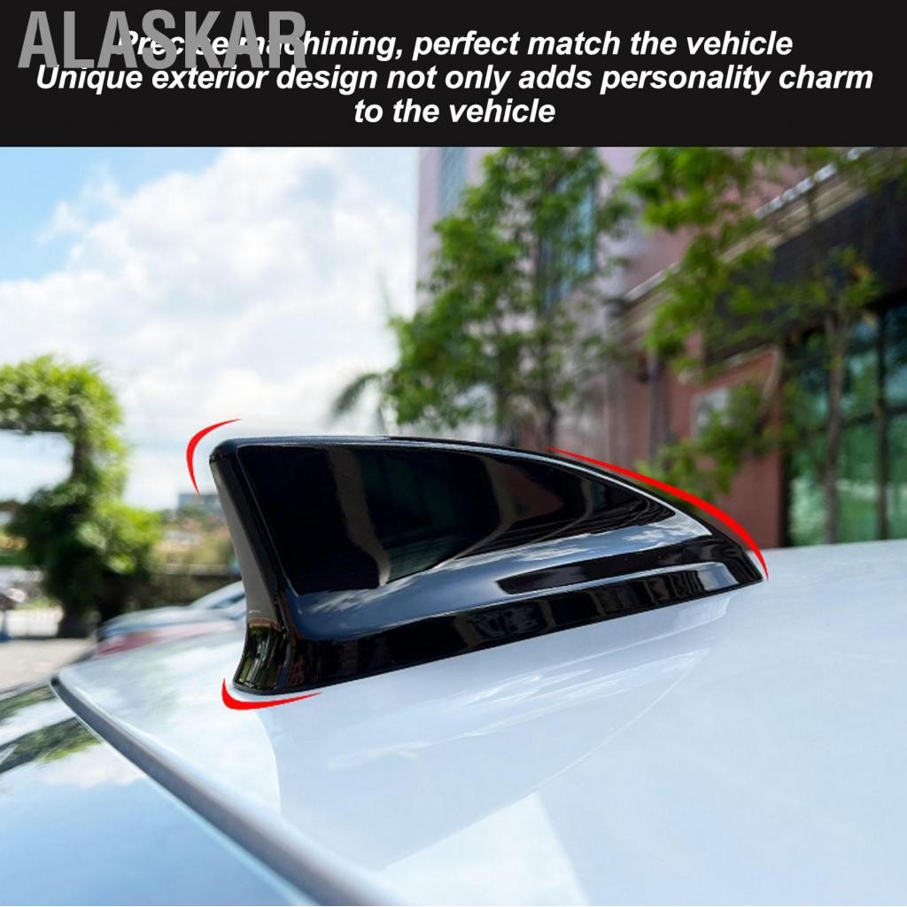ALASKAR หลังคาฝาครอบฐานทางอากาศ,พอดีที่ถูกต้องตกแต่งเสาอากาศครีบฉลามTopperประสิทธิภาพที่มั่นคงสำหรับCR-V Accord 2023 2024
