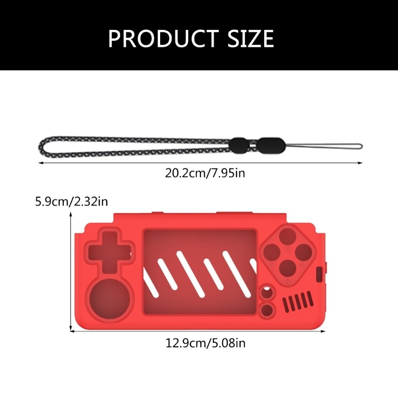 Homeiu Protector สําหรับ Miyoo A30 กันน้ําป้องกันกรณี Scratchproof Shell คอนโซลซิลิโคนกรณี Gamepad ผิว Sl
