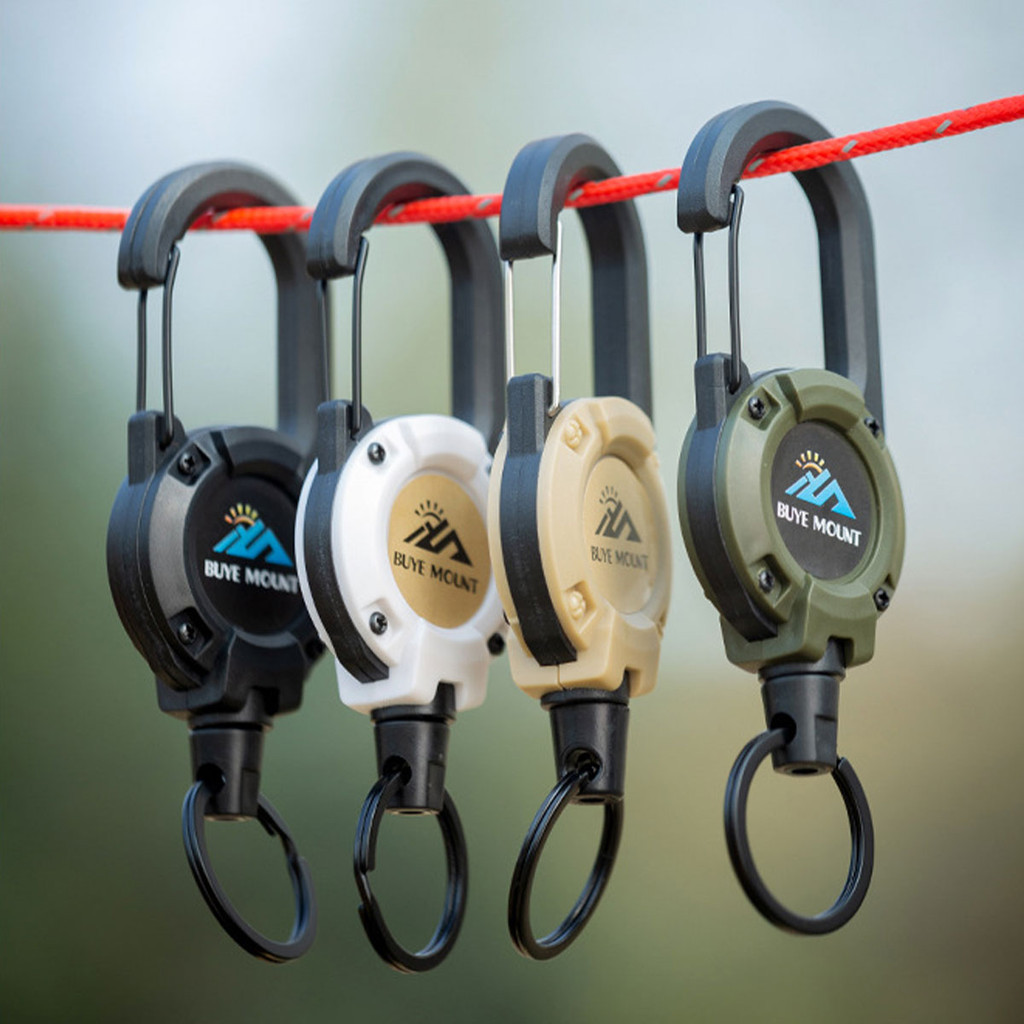 พวงกุญแจเชือกลวดสลิง ยืดหดได้ พร้อมสายเคเบิลเหล็ก หนา 0.9 มม.กันขโมย สายเคเบิ้ล พวงกุญแจรถยนต์ พวงกุญแจห้อย พวงกุญแจ - รูปที่ 7