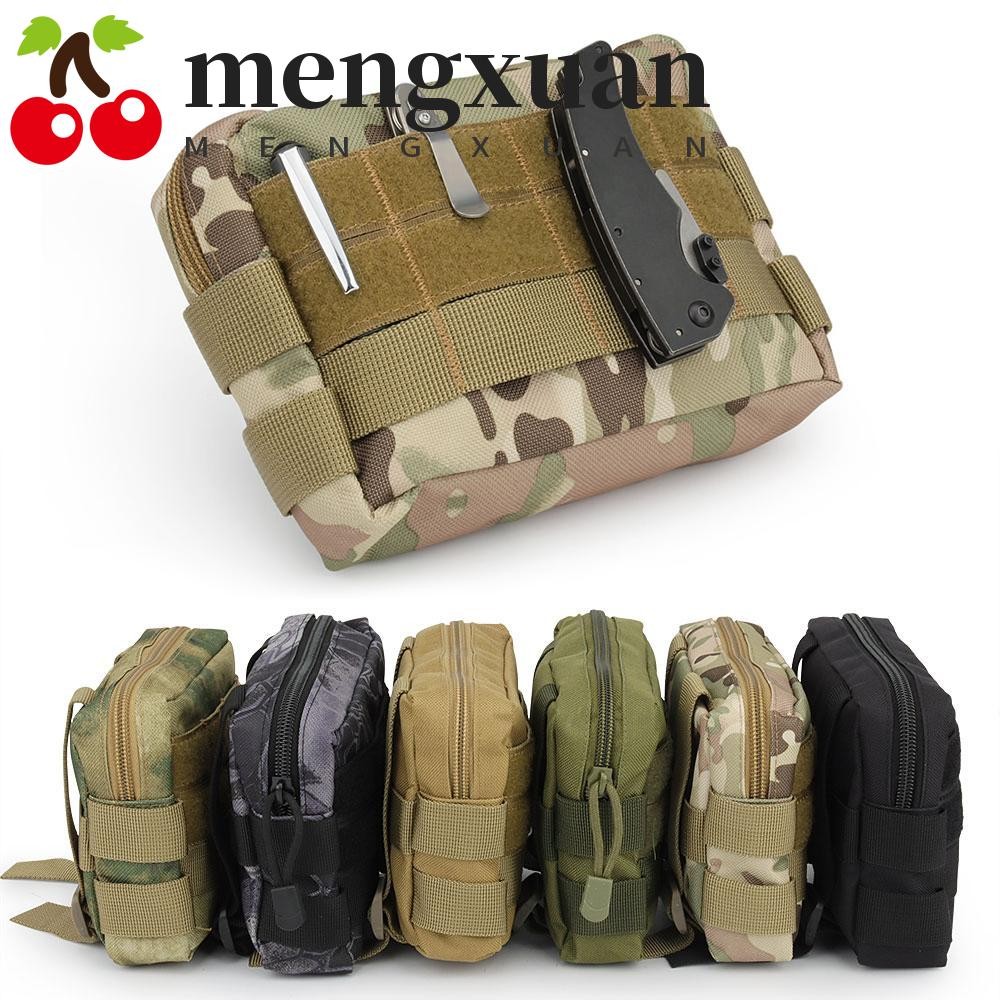 Mengxuan กระเป๋าคาดเอว Small Utility Camping Mountain Climbing Hiking Multifunctional Dump Drop Pouch