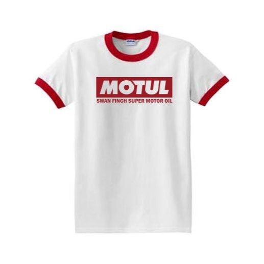 Motul เสื้อยืดสีดํา Logo Motor Oil Racing Moto X เสื้อ Tee Engine Powersports Mx
