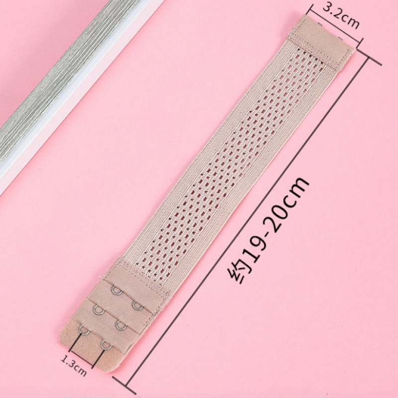 3แถว2หัวเข็มขัดชุดชั้นในตะขอ ส่วนต่อขยาย ยืดหยุ่นกลวงขยายวง20ซม - รูปที่ 7