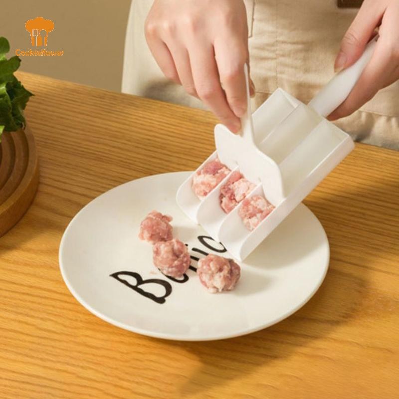 Ckfr เครื่องทําลูกชิ้นชุดปลาทอด Beaf เนื้อทําลูกแม่พิมพ์ช้อนเนื้อเครื่องมือ Gadgets ครัวอุปกรณ์ทําอาหารใหม่