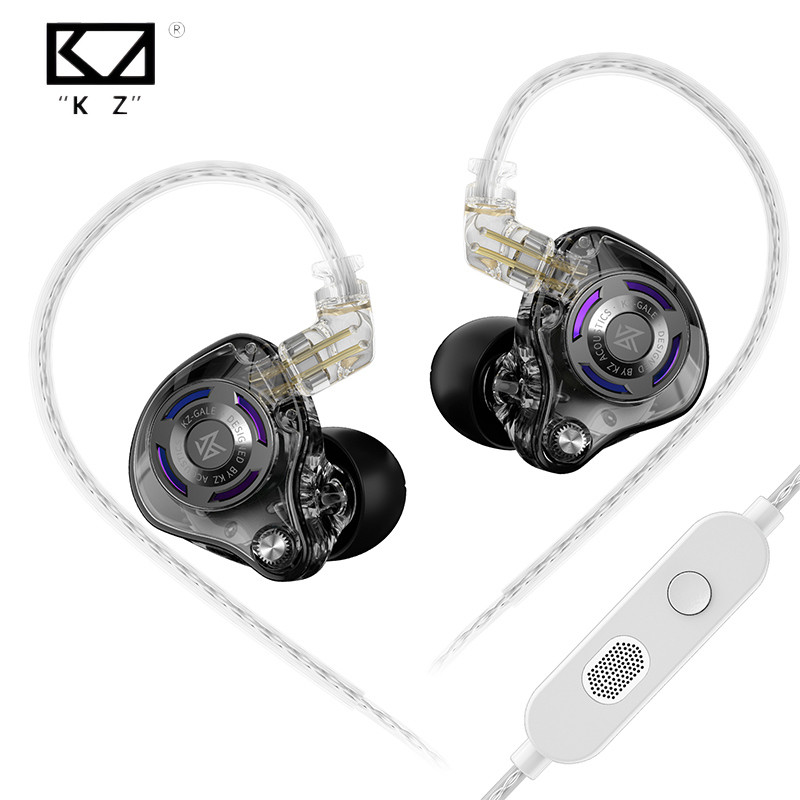 KZ Gale หูฟังชนิดใส่ในหู eSports Bass หูฟังโลหะ Ultra Linear Dynamic Driver Ergonomic In-Ear Music M