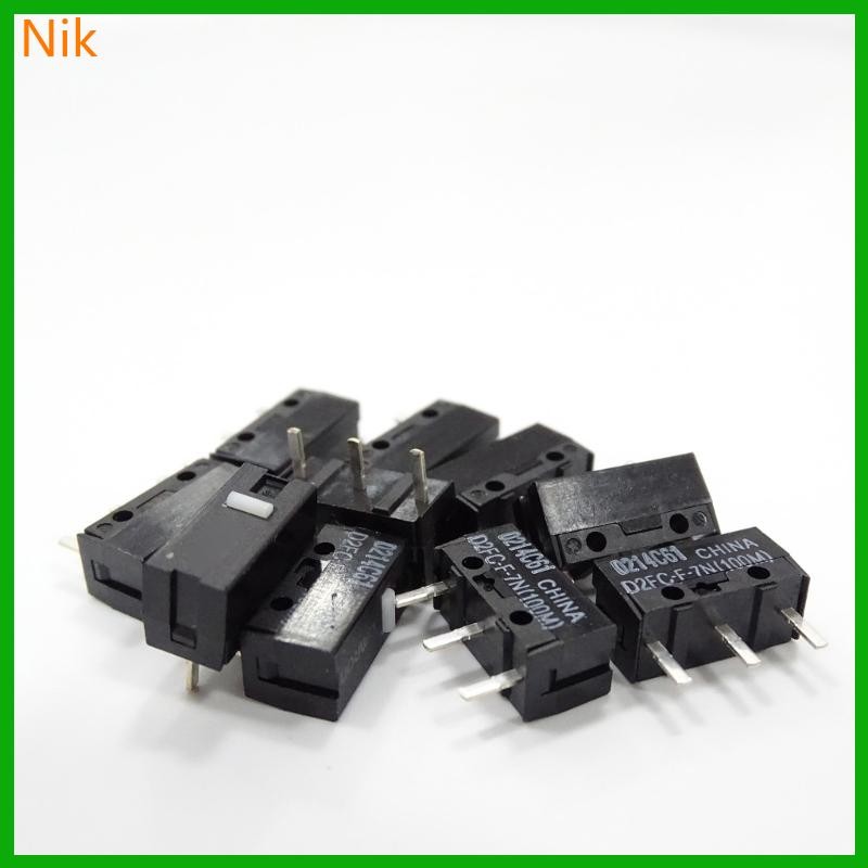 2/10Pcs Microswitches D2FC-F-7N (100M) mouse Microswitches Touch Switches Button