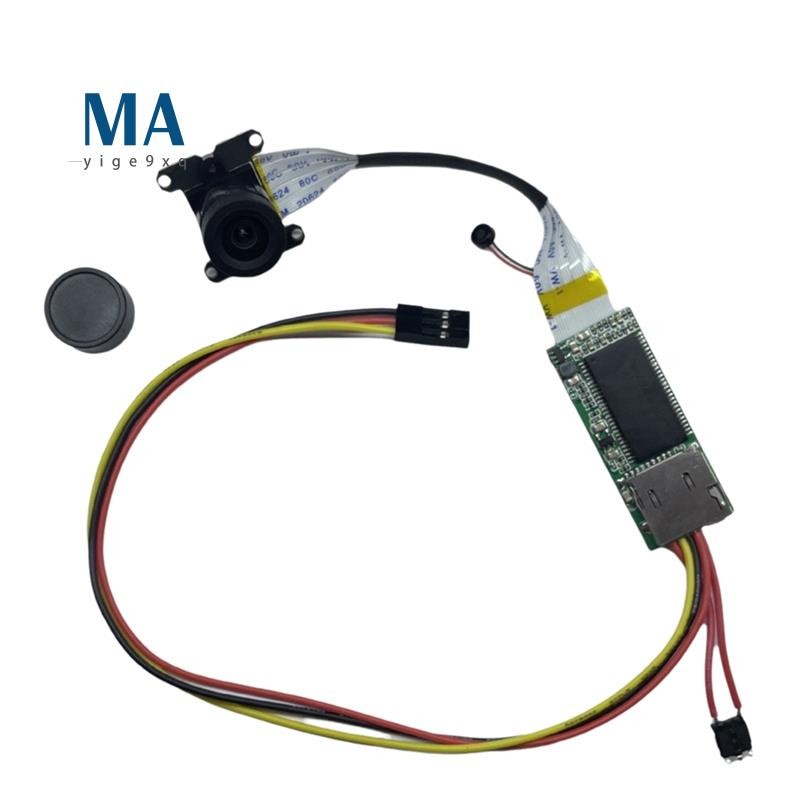 Mayige9xqFPV Camera RC Camera 1280*720P 120° เลนส์มุมกว้าง AV เอาต์พุตการบันทึกทางอากาศสําหรับ FPV R