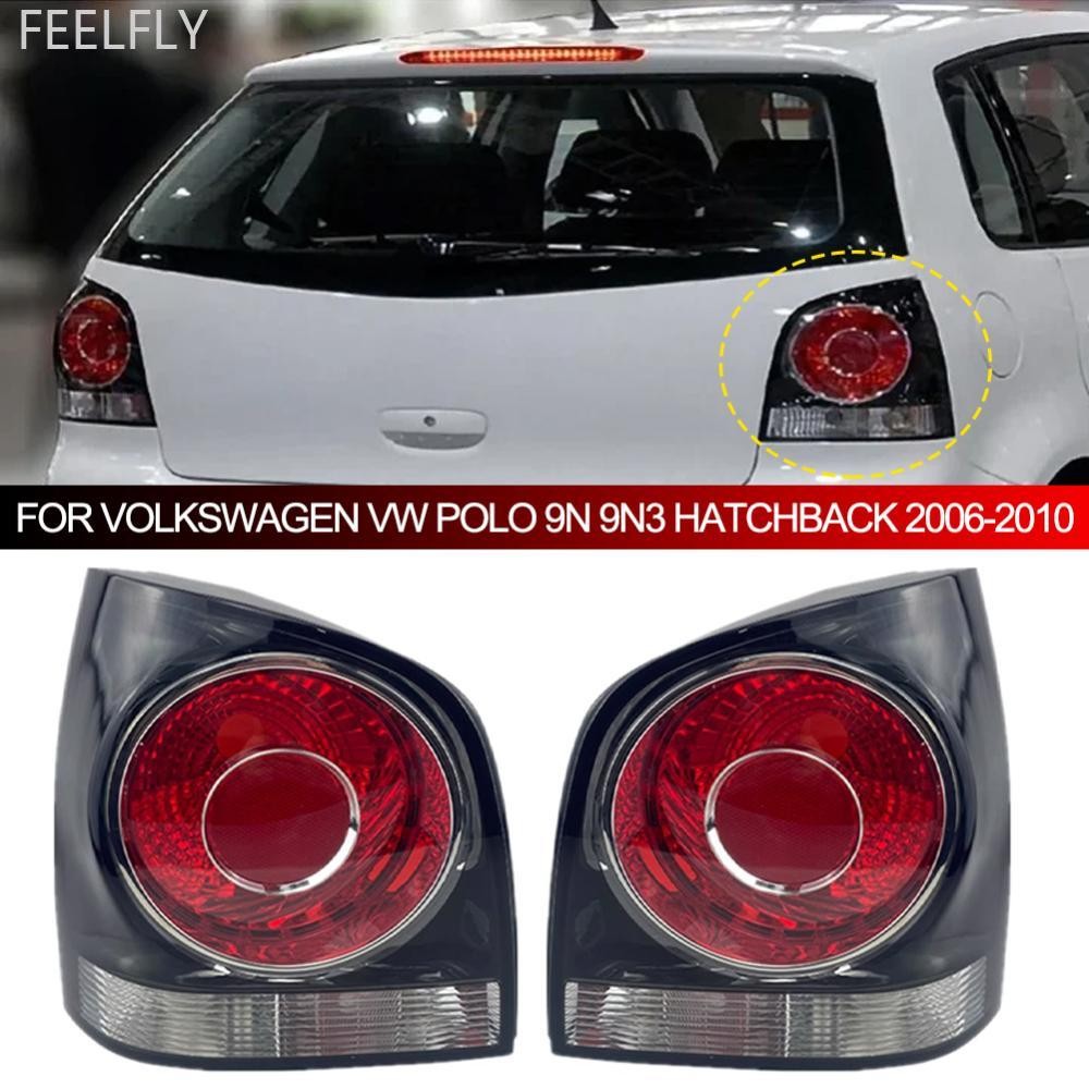FEELFLY รถด้านหลังไฟท้ายโคมไฟคําเตือนกันชนไม่มีหลอดไฟสําหรับ Volkswagen VW POLO 9N 9N3 Hatchback 200
