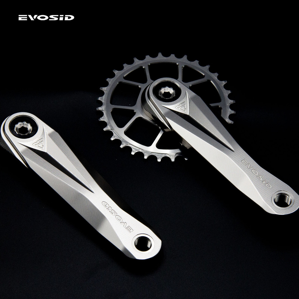 EVOSID จักรยานเสือภูเขา DUB29 สำหรับ Enduro DH XC off-road กะทัดรัดและมีกำลังสูง พร้อมแผ่นยึดฟันโดยตรง GXP