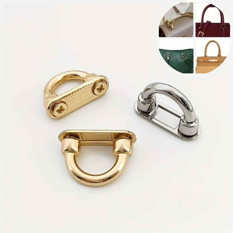 Arch Bridge D-Shaped Buckle กระเป๋าหนังอุปกรณ์ฮาร์ดแวร์ครึ่งวงกลมโลหะหัวเข็มขัดสายคล้องไหล่/โซ่ Fixing Handy เครื่องมือ