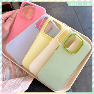 เคสโทรศัพท์แบบ 2 in 1 ซิลิโคนใส เคสเยลลี่ เคสไอโฟน 13 For iPhone 16 15 14 13 12 11 Pro Max X XR XS Max 7 8 6 Plus เคส
