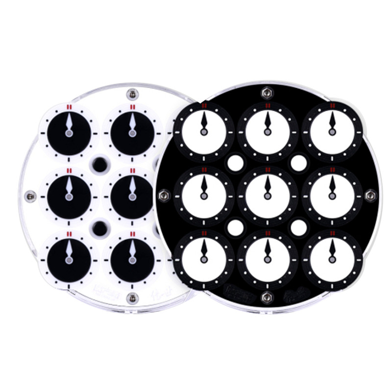 [HOT DEAL] Qiyi Rubiks Cube Handed down Magic Watch คอลัมน์แม่เหล็กตําแหน่งเรียบปรับน้ําสีฟ้า Coral 