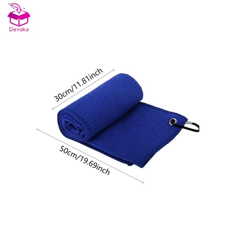 ผ้าขนหนูกอล์ฟพร้อมคลิป สำหรับทำความสะอาดลูกและไม้กอล์ฟ ออกแบบมาสำหรับผู้หลงใหลในเกมกอล์ฟ - รูปที่ 2