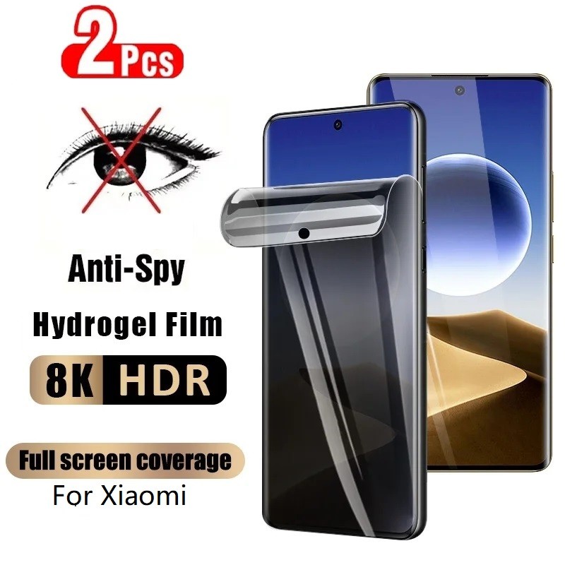 2 ชิ้น Anti-Spy และ HD ป้องกันหน้าจอสําหรับ Cubot Hafury Meet หมายเหตุ KingKong A1 V1 9 J9 20 21 30 