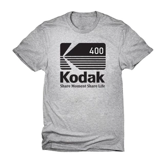 Kodak 00s Retro เสื้อยืด Unisex ฟิล์มองค์ประกอบกล้องการพิมพ์ผ้าฝ้าย 100% ขนาด Full Retro Lovers ต้องมี