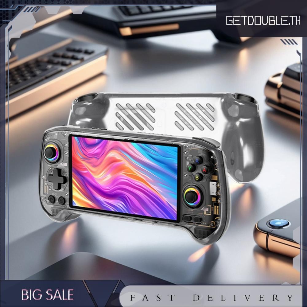 [Getdouble.th] TPU Cooling Transparent Case ฝาครอบป้องกันรอยขีดข่วนสําหรับ Anbernic RG557