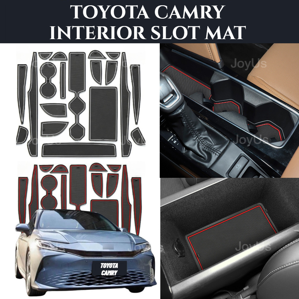 Toyota Camry (2025-2026) แผ่นรองช่องภายใน แผ่นยางสล็อต