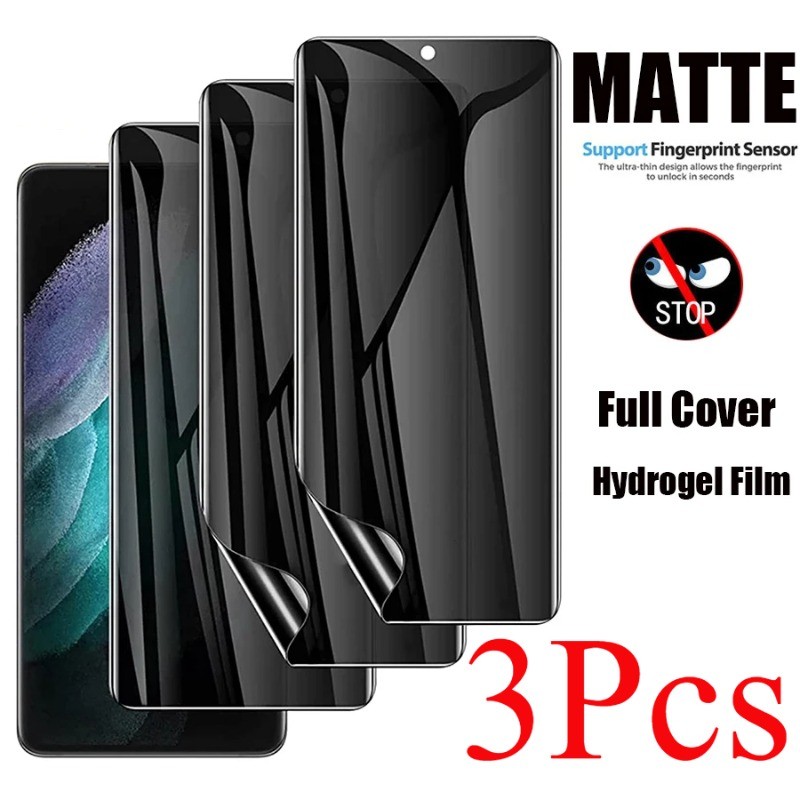 HD และ Anti-Spy ฟิล์มไฮโดรเจลด้านหน้าสําหรับ LG G8X K22 K40S K31S K50 K50S K62 Q52 K52 5SA ThinQ 4G 