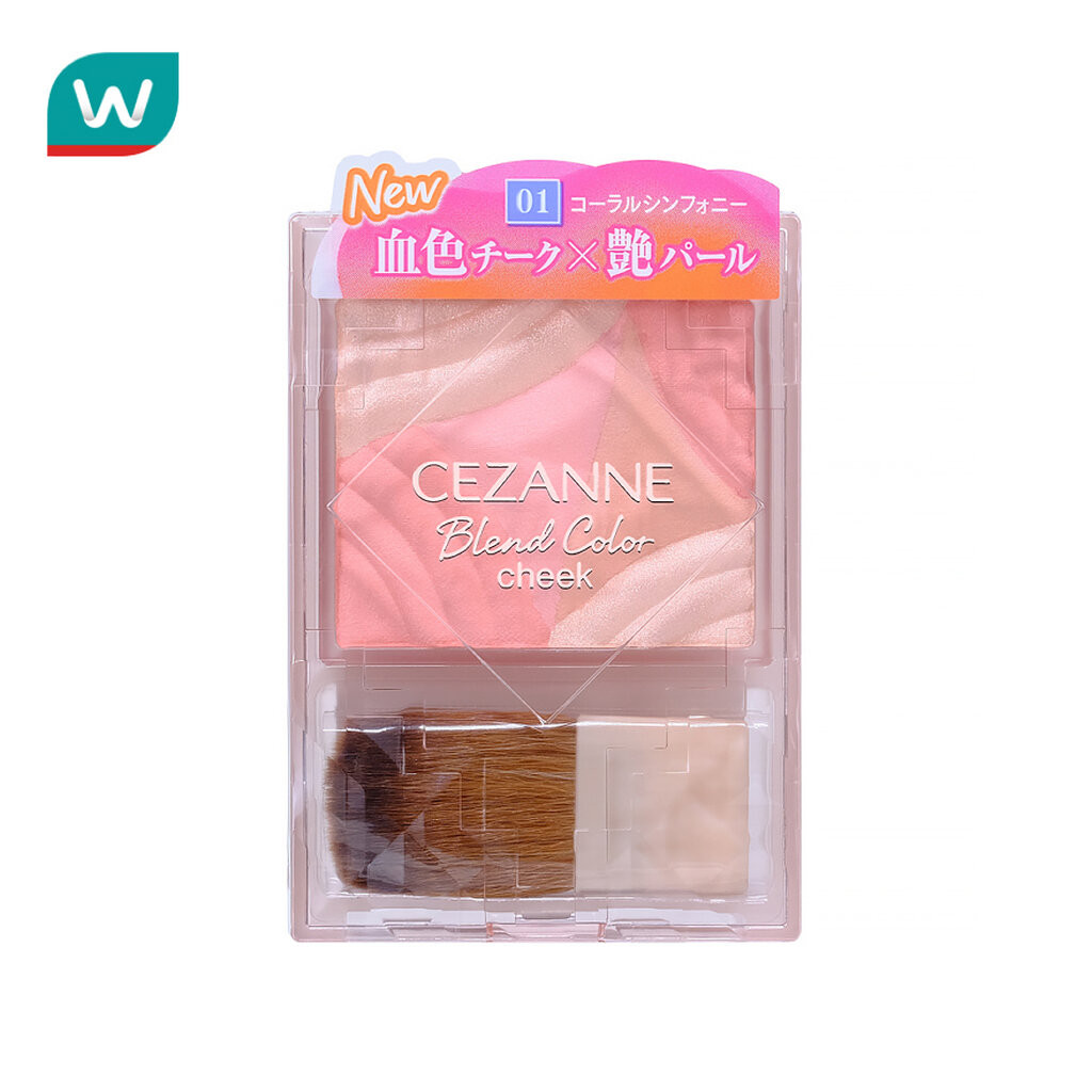 Cezanne เซซาน เบลนด์ คัลเลอร์ ชีค บลัช 4.5ก. 01 โครัล ซิมฟอนี