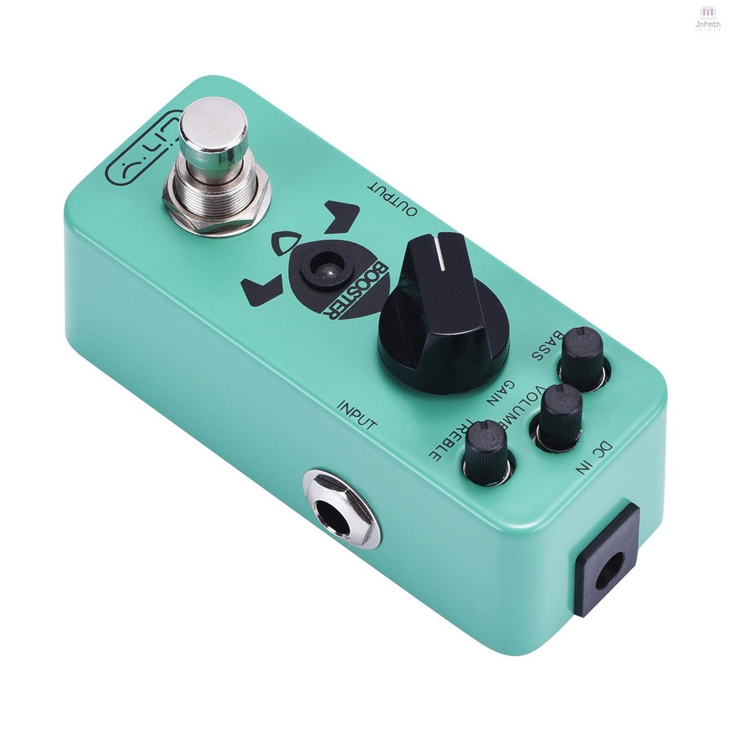 [jnfm] Lity Booster Guitar Pedal Mini Booster Effects Pedal Pure Clean Mini Boost สําหรับกีตาร์ไฟฟ้า
