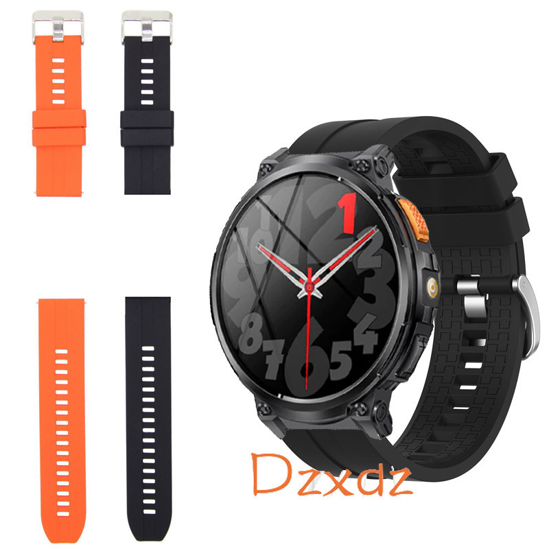 สาย AXON Mega สาย ซิลิโคนสําหรับ AXON Mega Smart Watch Strap Smart Watch Sports Strap Replacement Br