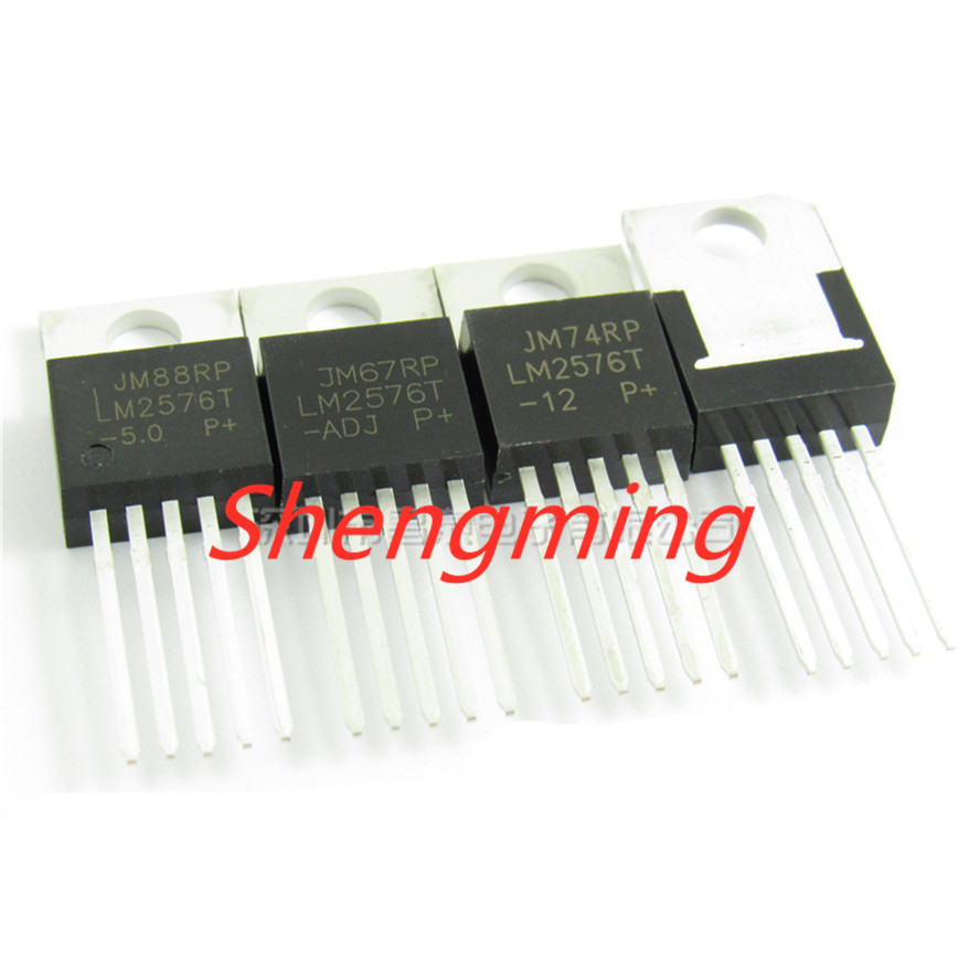 10 ชิ้นชุด LM2576T-3.3 LM2576T-5.0 LM2576T-12 LM2576T-ADJ TO-220