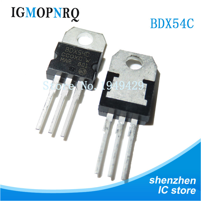 10PCS BDX54C TO-220 BDX54 TO220 ใหม่