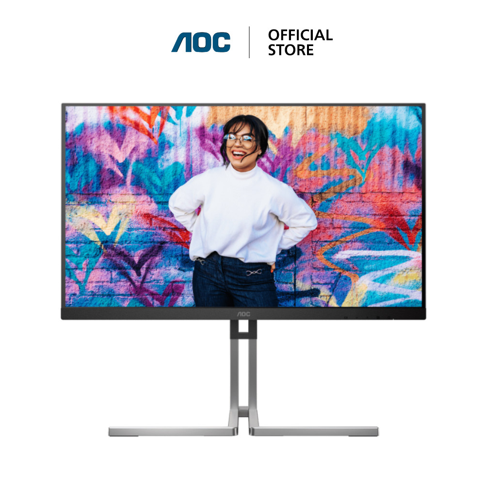 AOC Q27U3CV MONITOR (จอมอนิเตอร์) 27" IPS with QD Tech 2K 75Hz 4MS