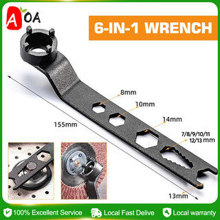Four Jaw Angle Grinder Wrench Grinder Thickening Universal Adjustment Disassembly Tool Accessories