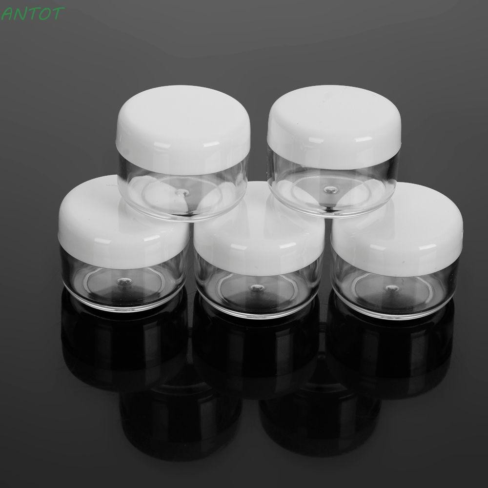 ANTOT 5PCS 3/5/10/15ml Face Cream Container Make Up Tool Mini Storage Box Cosmetic Vials