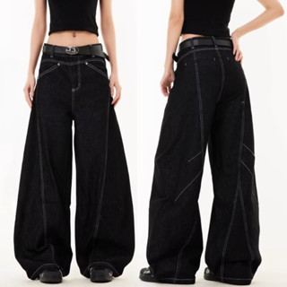 กางเกงยีนส์ผู้ชาย PannoFluxus สไตล์อเมริกันย้อนยุค ทรงสบายๆ …