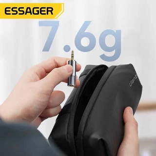 Essager แจ็คเสียง Adapte สําหรับลําโพงกีตาร์ไมโครโฟนหูฟัง 6.5 มม.หญิงถึง 3.5 มม.