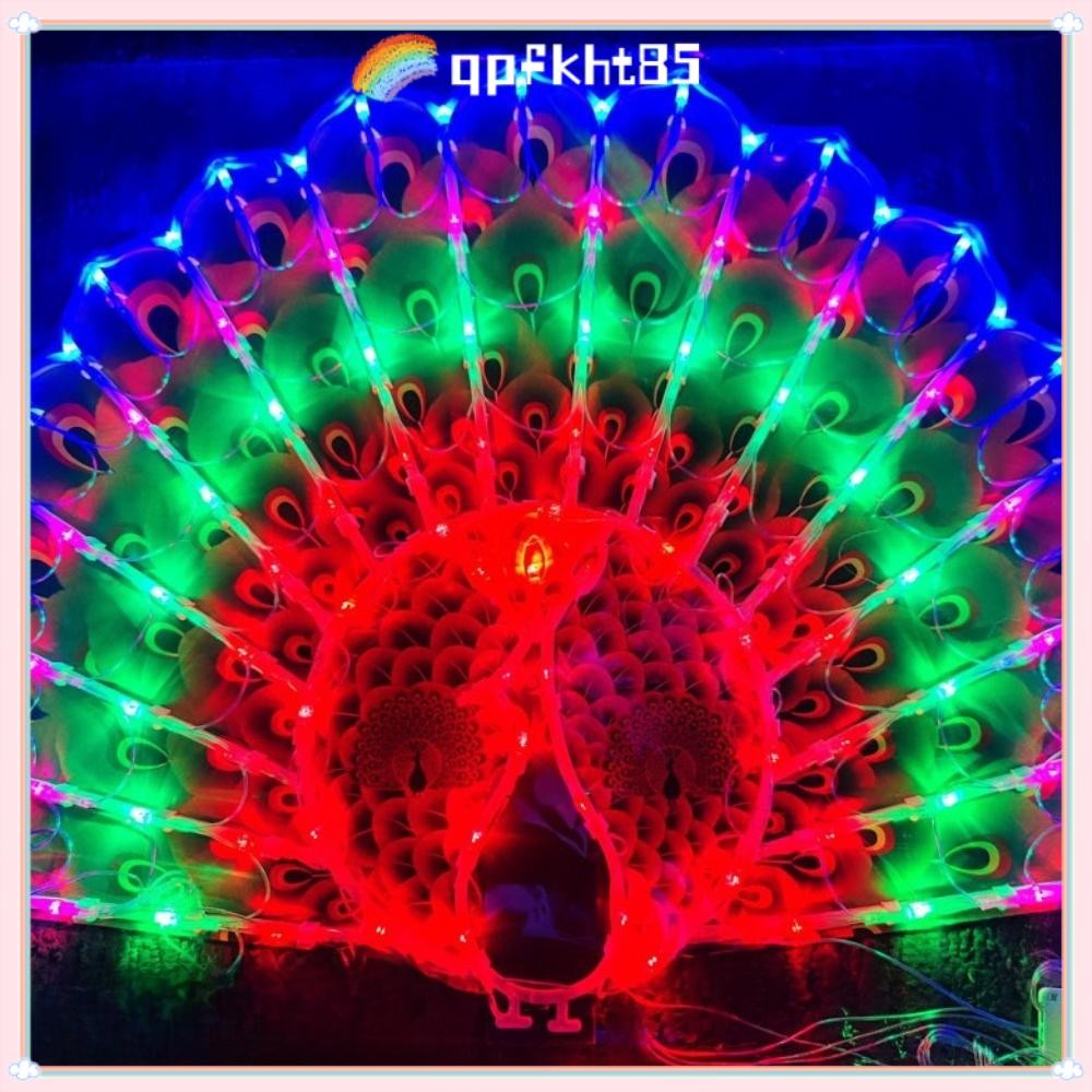 QPFKHT85 ไฟนกยูง, ไฟ LED หลากสีแบบเสียบปลั๊ก, ไฟบรรยากาศดาวดอกทานตะวัน DIY สวยงามปาร์ตี้วันหยุด