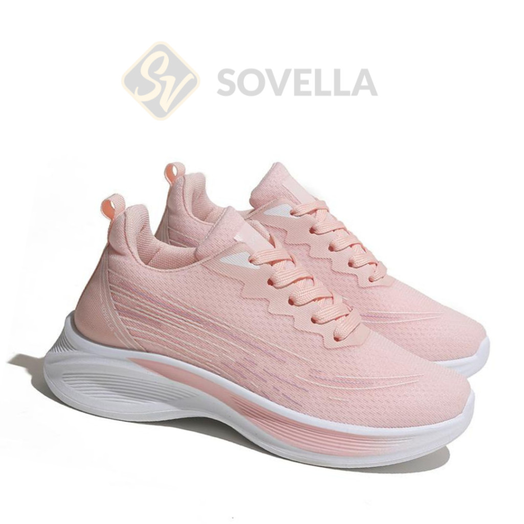 SOVELLA Jolyn รองเท้าผ้าใบกีฬายืดหยุ่นอินเทรนด์ของผู้หญิง