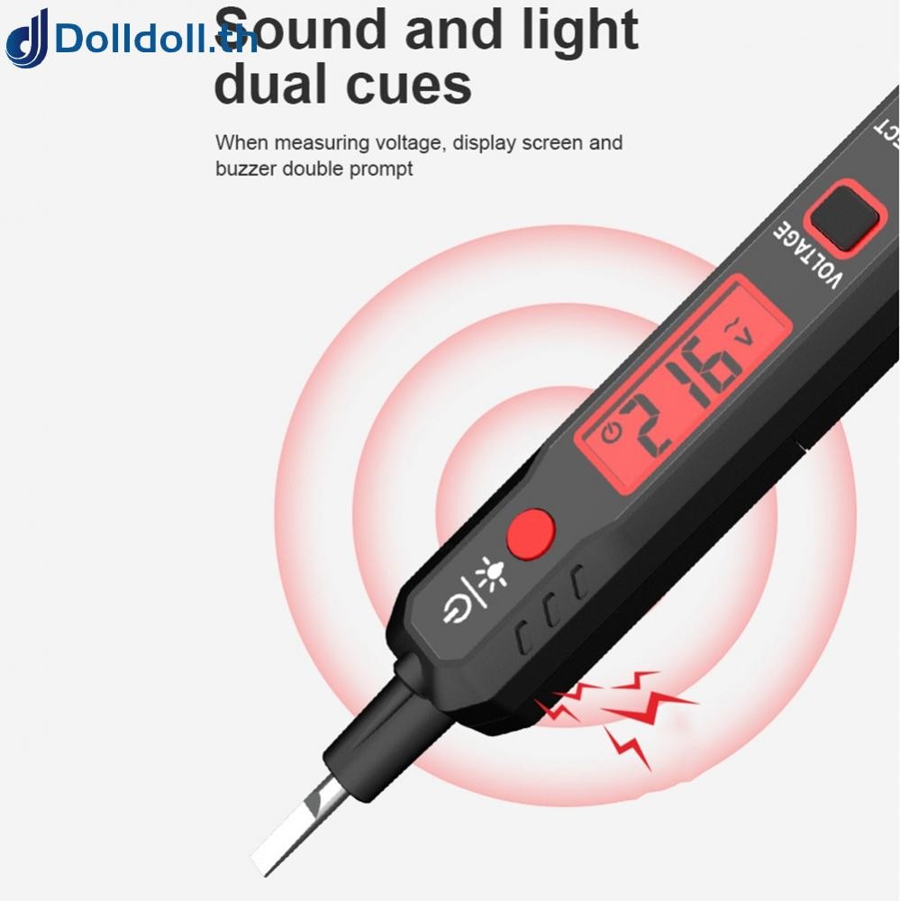 [Dolldoll]Convenient and Voltage Detector Pen for AC Voltage Detection and Wire Conduction
