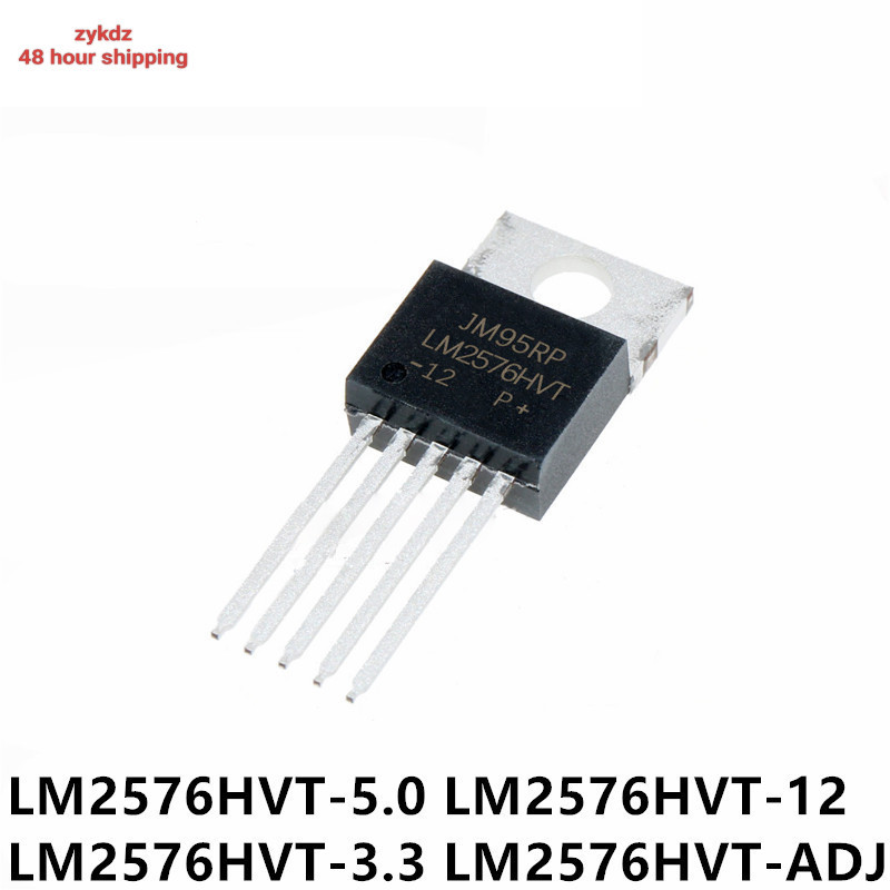 สินค้าใหม่ 10 ชิ้น LM2576HVT-ADJ TO220-5 LM2576 LM2576HV-ADJ LM2576HVT-3.3 LM2576HVT-5.0 LM2576HVT-1