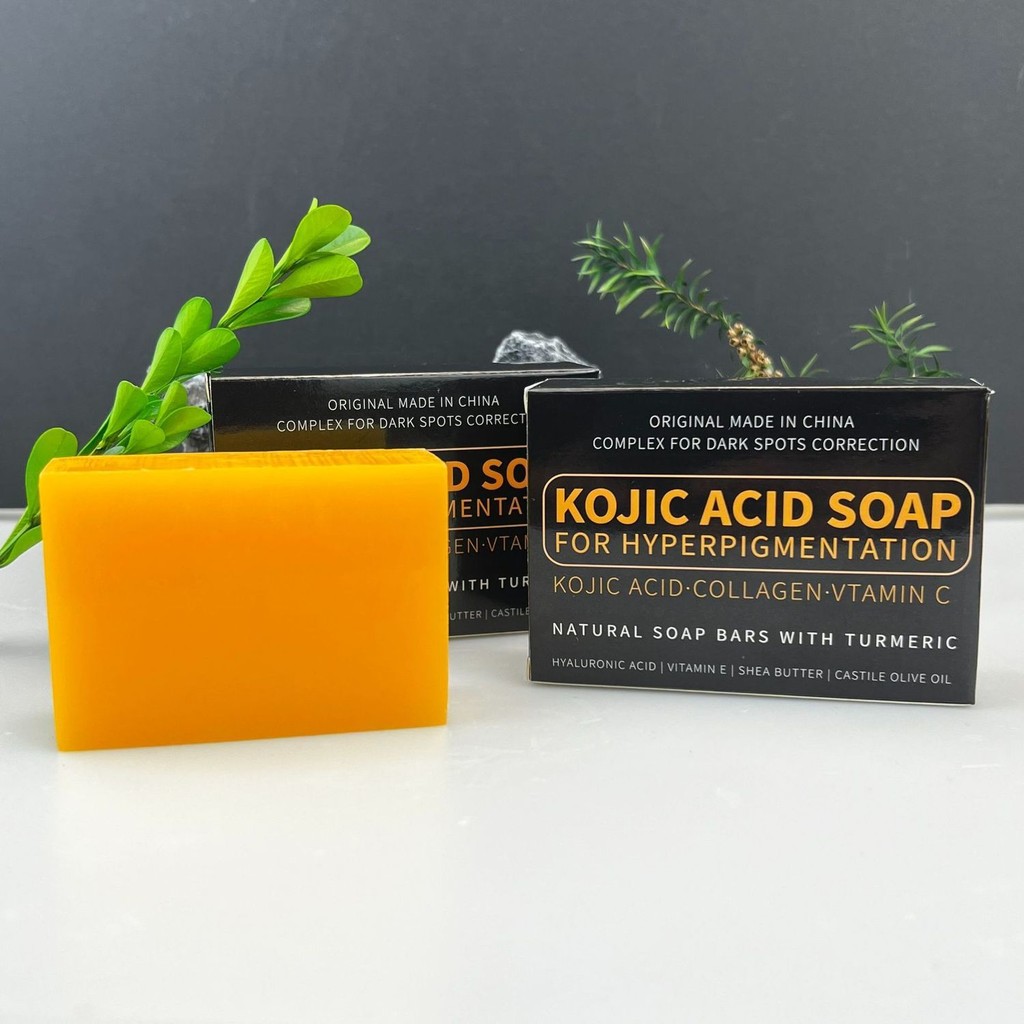 Preferred#Lemon Kojic Acid Soap Brightening Moisturizing Lemon Kojic Acid Handmade Cold Process Soap