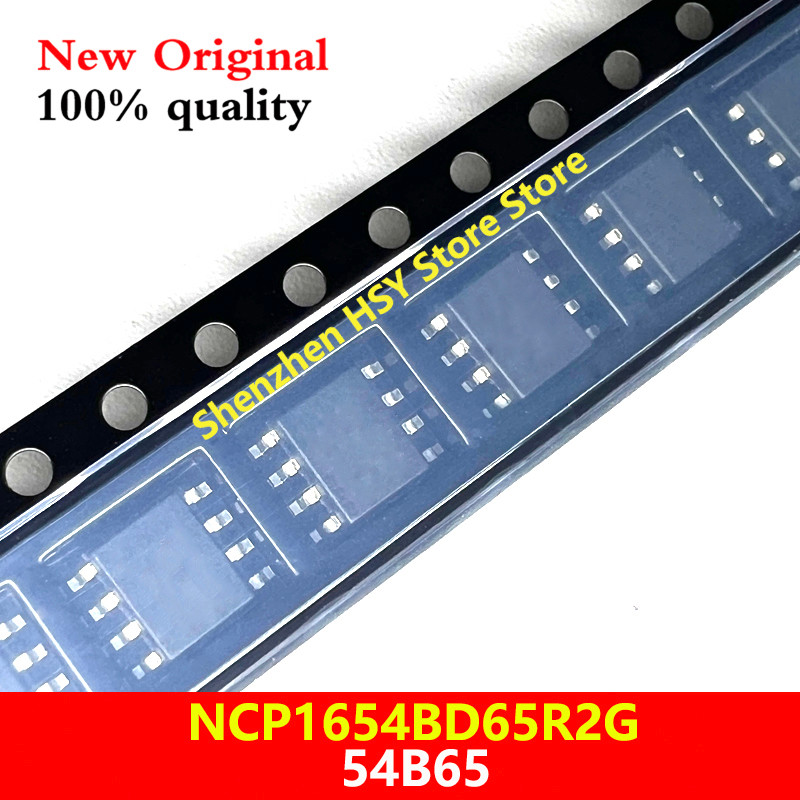(5-10 ชิ้น) 100% ใหม่ 54B65 NCP1654 NCP1654BD65R2G sop-8 ชิปเซ็ต